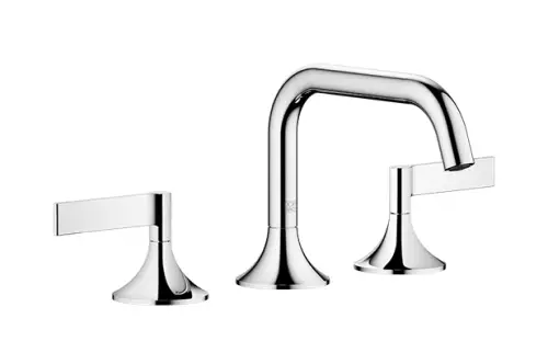 VAIA Three-hole basin mixer with pop-up waste - Brushed Dark Bronze (PVD) - 20 705 819-43 0010