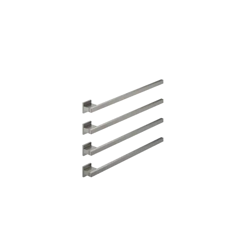 Towel warmer , 4-fold , projection right , without control element - Brushed Dark Platinum - 83 314 980-99