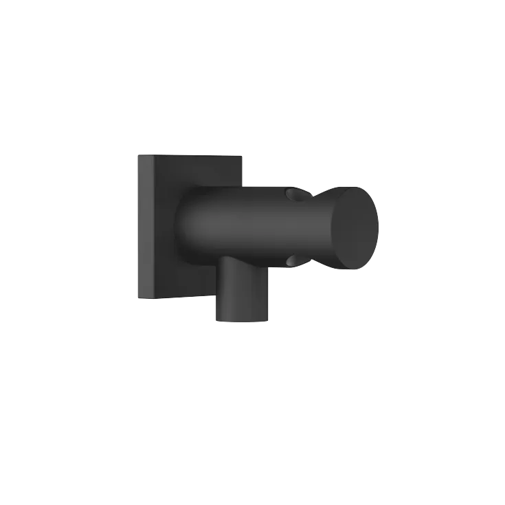 Wall elbow with integrated shower holder - Matte Black - 28 490 970-33