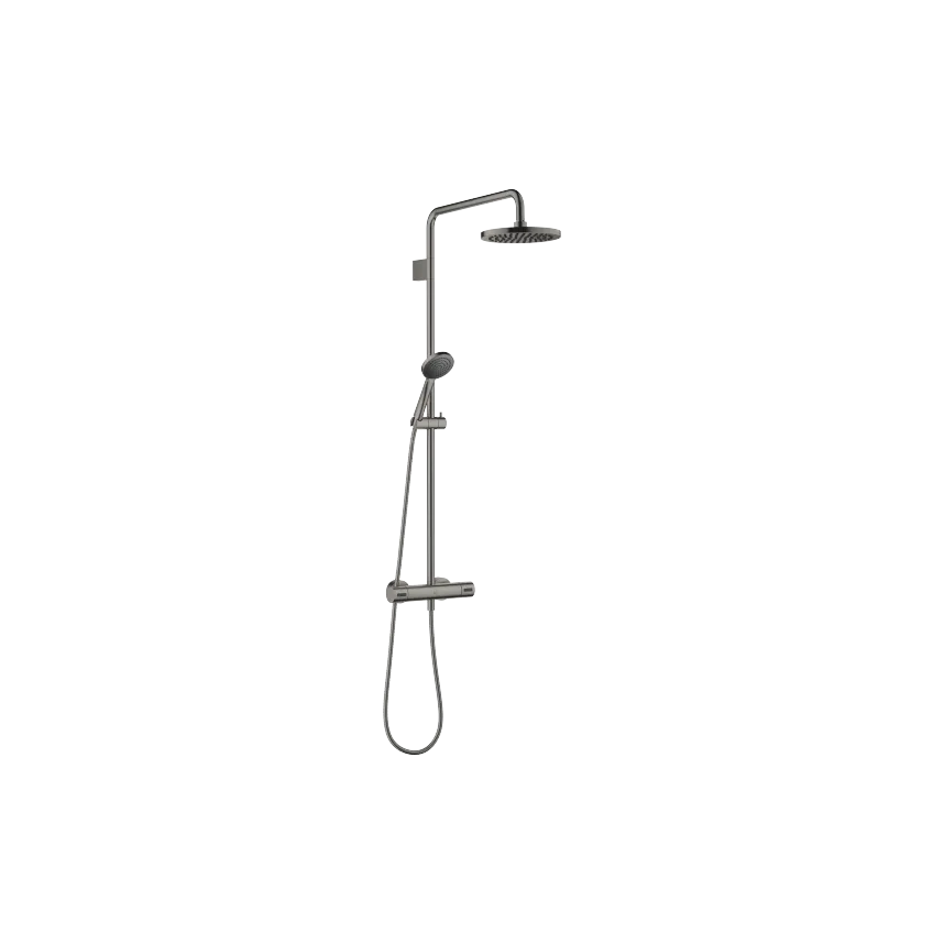 SERIENNEUTRAL Dark Platinum gebürstet Duscharmaturen Shower Pipe mit