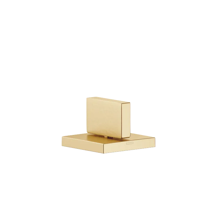 MEM Deck valve clockwise closing cold - Brushed Durabrass (23kt Gold) - 20 004 782-28