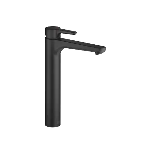 DORNBRACHT YAMOU Single-lever basin mixer with raised base without pop-up waste - Soft Black - 33 537 831-69 0010
