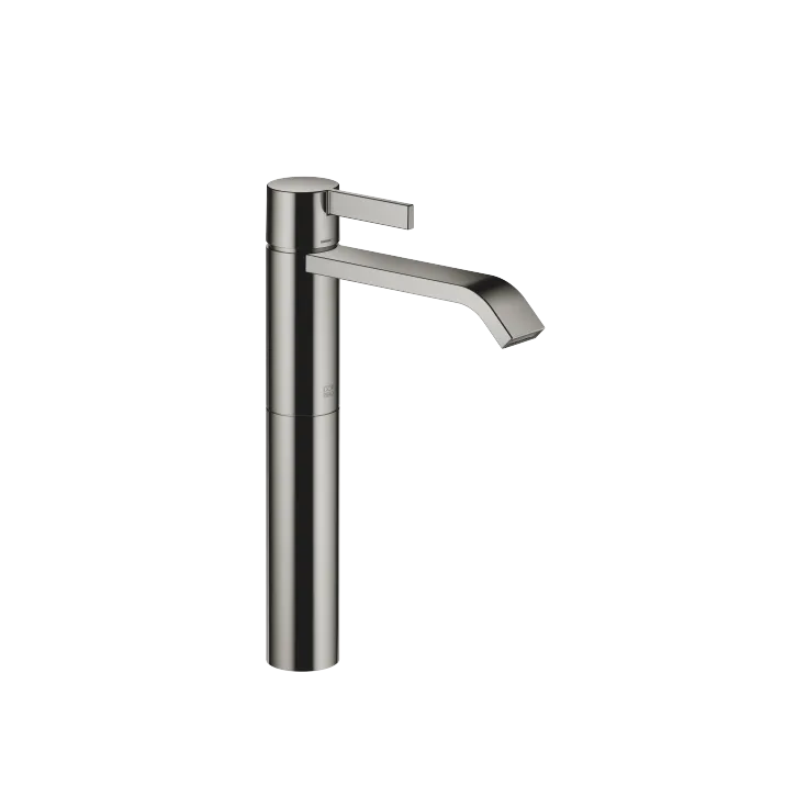 IMO Miscelatore monocomando lavabo con base rialzata senza piletta - Dark Chrome - 33 537 671-19