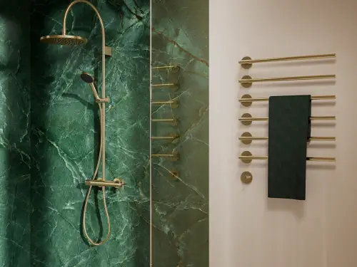 TARA Showerpipe_Brushed Champagne_Perfect Match_3