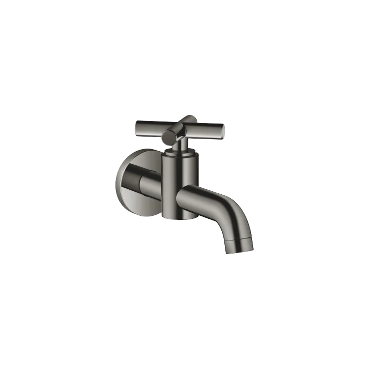 TARA Wall-mounted valve cold water without pop-up waste - Dark Chrome - 30 010 892-19