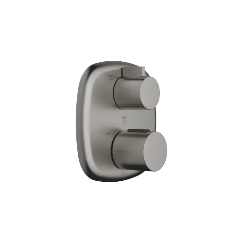 COYA Thermostat à encastrer avec régulateur de débit 3 voies - Dark Platinum brossé - 36 427 404-99