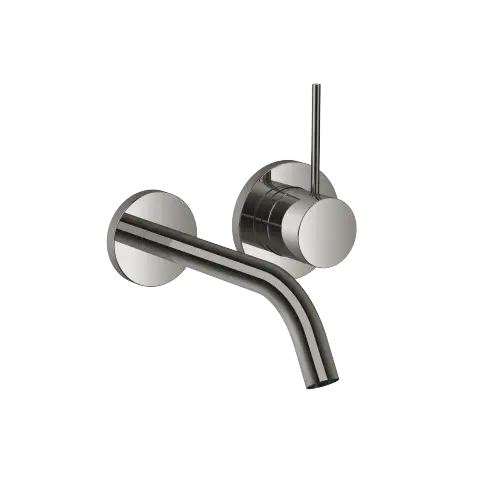 META META SLIM Wall-mounted single-lever basin mixer without pop-up waste - Dark Chrome - 36 860 662-19 0010