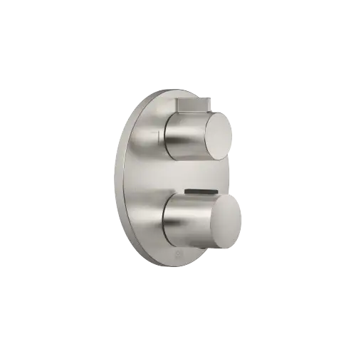 Concealed thermostat with two function volume control - Brushed Platinum - 36 426 970-06