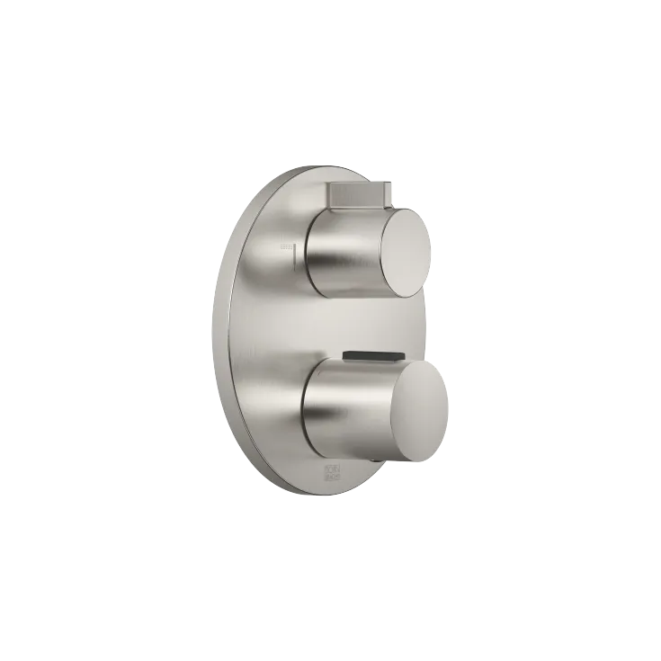 Concealed thermostat with two function volume control - Brushed Platinum - 36 426 970-06