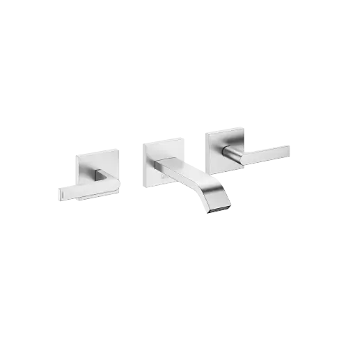 IMO Wall-mounted basin mixer without pop-up waste - Brushed Chrome - 36 707 671-93
