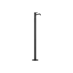 META Miscelatore monocomando lavabo con tubo verticale senza piletta - Nero opaco - 22 584 660-33