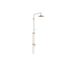 Showerpipe with single-lever shower mixer without hand shower - Brushed Champagne (22kt Gold) - 36 112 970-46