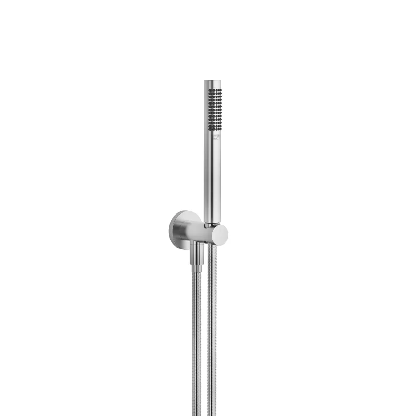 Duschbrause Mit Einzelfunktion, 8 Zoll (20 Cm) Rund, Chrom – Regendusche Set Mit Arm Und Ventil