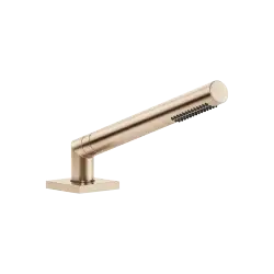 Hand shower set for bath rim or tile edge installation - Brushed Champagne (22kt Gold) - 27 702 980-46