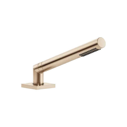 Hand shower set for bath rim or tile edge installation - Brushed Champagne (22kt Gold) - 27 702 980-46