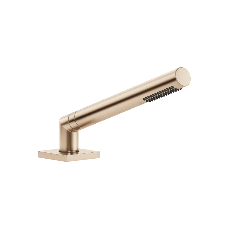 Hand shower set for bath rim or tile edge installation - Brushed Champagne (22kt Gold) - 27 702 980-46
