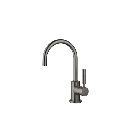 TARA Single-lever basin mixer with pop-up waste - Brushed Dark Platinum - 33 513 882-99