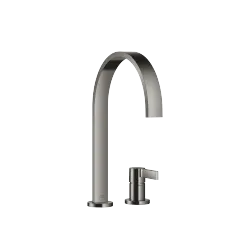 MEM Two-hole mixer with individual flanges - Dark Chrome - 32 815 682-19 0010