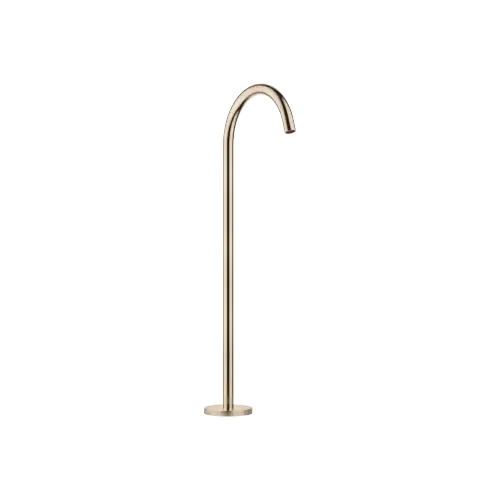 META Tub spout without diverter for freestanding installation - Brushed Light Gold (PVD) - 13 672 661-27