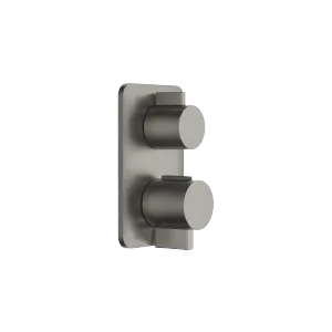 LISSÉ Concealed thermostat with one function volume control - Brushed Dark Platinum - 36 425 845-99 0010