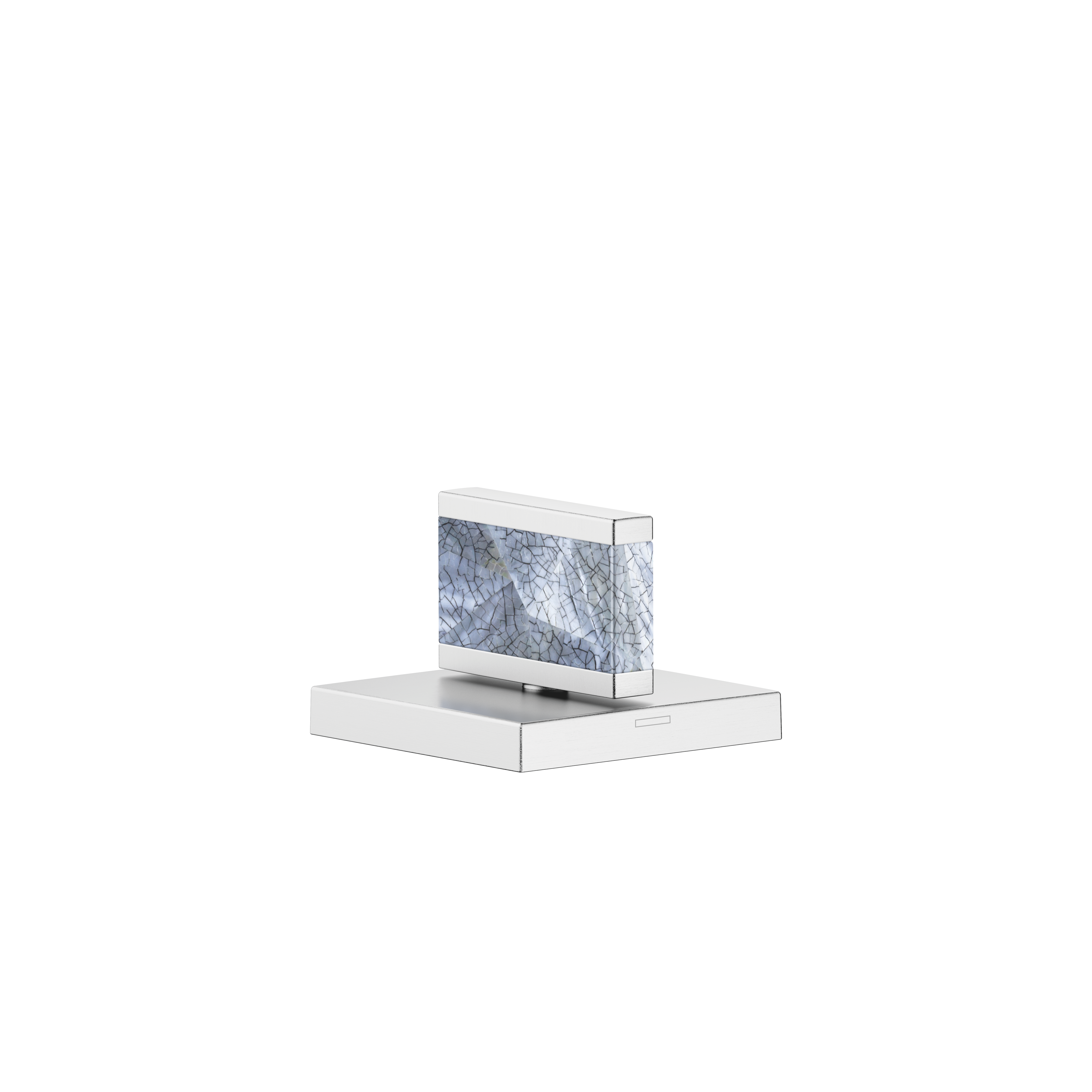 Cromo cepillado : Manilla Nature Squared Pearl Shell Callisto Black