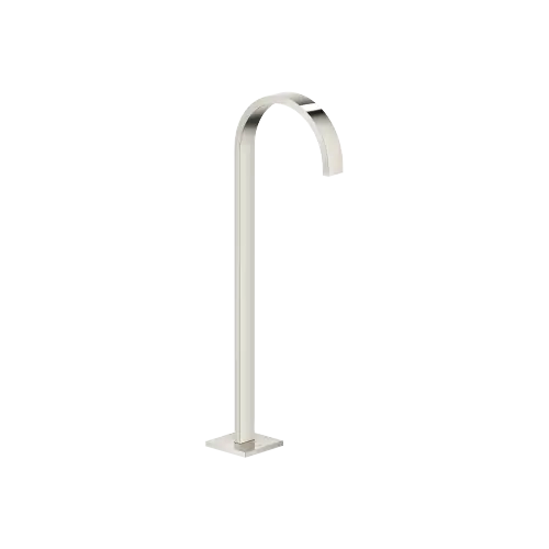 MEM Bath spout without diverter for free-standing assembly - Platinum - 13 672 780-08