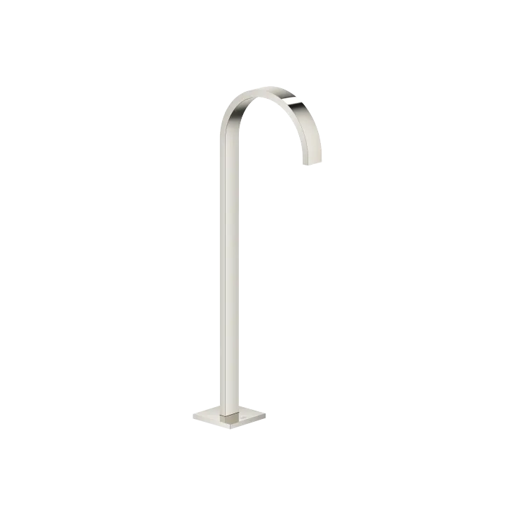 MEM Bath spout without diverter for free-standing assembly - Platinum - 13 672 780-08