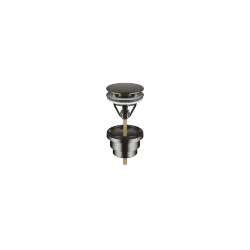 Ablaufgarnitur ohne Druckverschluss 1 1/4" - Dark Chrome - 10 126 970-19