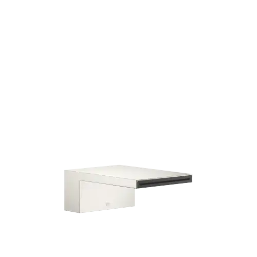 MEM Wannen-Schwallauslauf ohne Umstellung für Standmontage - Platin - 13 630 740-08
