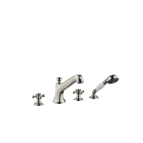 MADISON Bath shower set for bath rim or tile edge installation - Brushed Platinum - 27 502 360-06