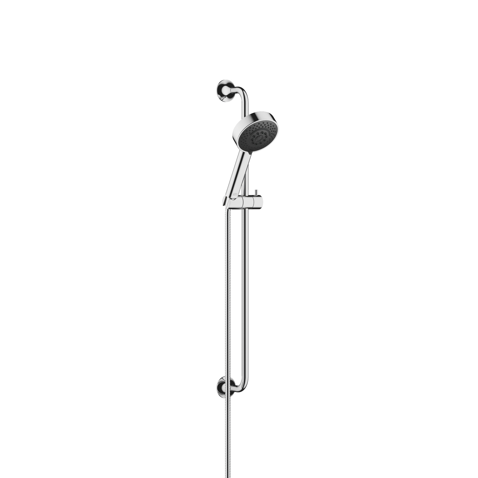 VAIA Platine brossé Douchettes et systèmes de douche: Garniture de douche  avec rosaces individuelles