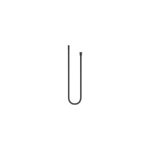 Plastic shower hose 1/2" x 3/8" x 1250 mm - Matte Black - 28 325 970-33