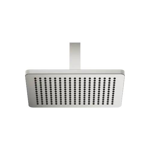 LULU Rainshower with ceiling fixing FlowReduce 300 x 240 mm - Brushed Platinum - 28 766 710-06