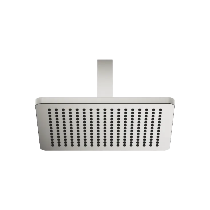 LULU Rain shower with ceiling fixing FlowReduce 300 x 240 mm - Brushed Platinum - 28 766 710-06