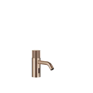 META Washstand fitting with electronic opening and closing function without pop-up waste - Brushed Bronze - 44 511 660-42