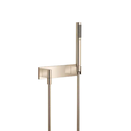 Hand shower set with cover plate - Champagne (22kt Gold) - 27 818 980-47 0050