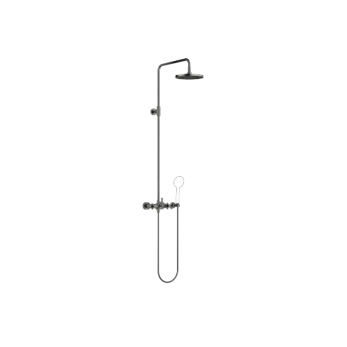 TARA Showerpipe without hand shower 220 mm - Brushed Dark Platinum - 26 633 892-99 0050