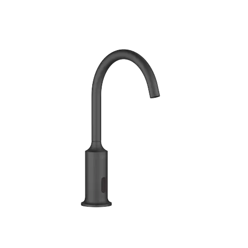 VAIA Touchfree Robinetterie de lavabo avec fonction d’ouverture et de fermeture électronique sans garniture d’écoulement - Noir mat - 44 521 809-33