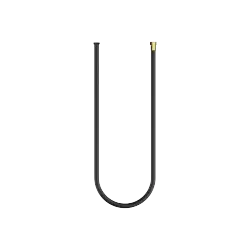WATER TUBE Kneipp hose black 2000 mm - Brushed Durabrass (23kt Gold) - 28 286 979-28