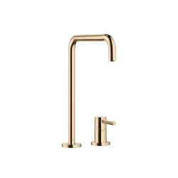 META SQUARE Zweilochbatterie mit Einzelrosetten - Messing (23kt Gold) - 32 815 861-09