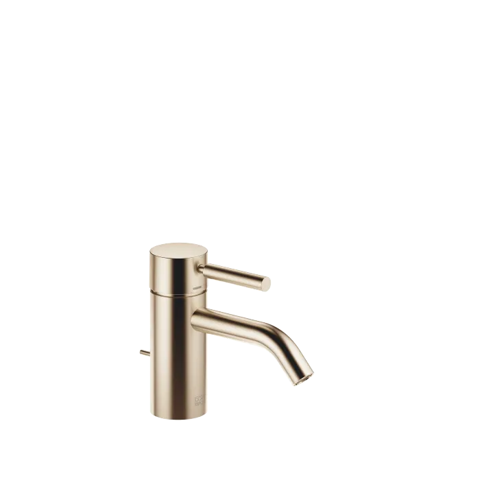 META Single-lever basin mixer with pop-up waste - Brushed Light Gold - 33 501 660-27