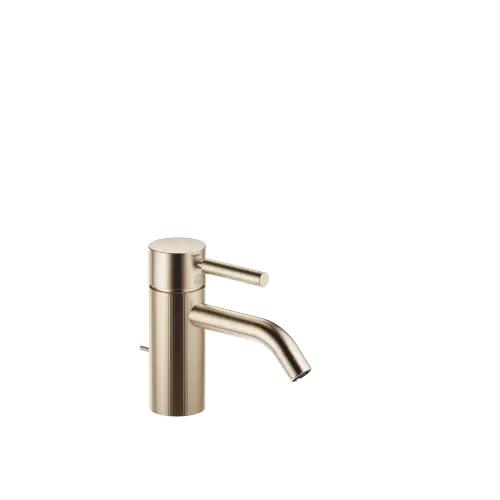 META Single-lever basin mixer with pop-up waste - Brushed Light Gold (PVD) - 33 505 660-27