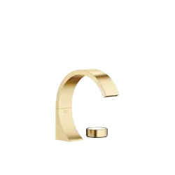 CYO Miscelatore monocomando a due fori per lavabo senza piletta - Ottone spazzolato (Oro 23k) - 29 218 811-28