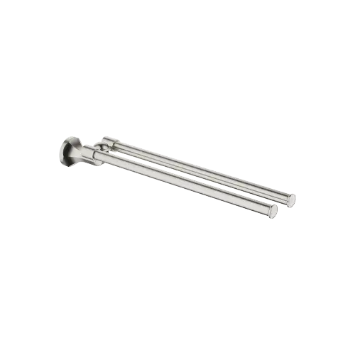 MADISON Towel bar in two parts swivel - Brushed Platinum - 83 210 361-06