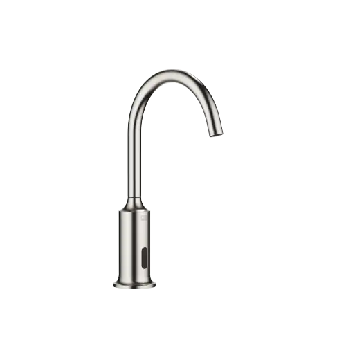 VAIA Touchfree Robinetterie de lavabo avec fonction d’ouverture et de fermeture électronique sans garniture d’écoulement - Platine brossé - 44 521 809-06