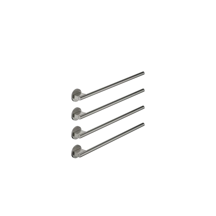 Towel warmer , 4-fold , projection right , without control element - Brushed Dark Platinum - 83 314 979-99