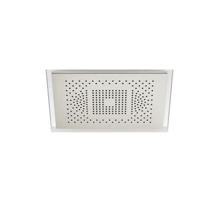 SERENITY SKY Rain panel for recessed ceiling installation with light - Brushed Stainless Steel - 41 771 979-86 0050