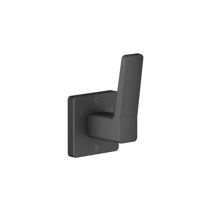 DORNBRACHT YARRE Wall mounted three-way diverter - Soft Black - 36 210 832-69 0010