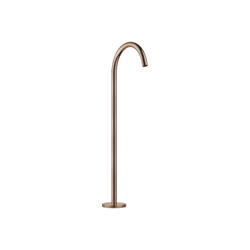 META Bath spout without diverter for free-standing assembly - Brushed Bronze (PVD) - 13 672 661-42