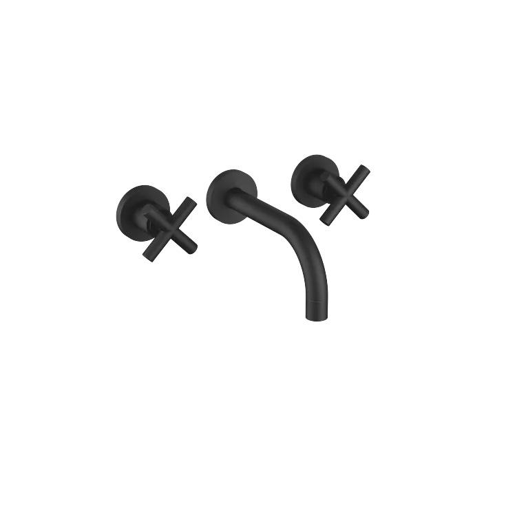 TARA Wall-mounted basin mixer without pop-up waste - Matte Black - 36 707 892-33